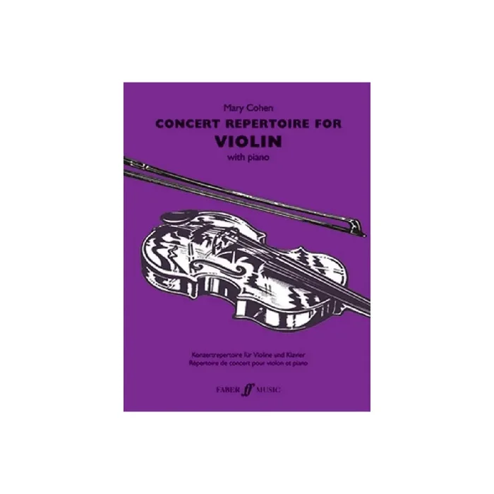 Concert Repertoire for violin
