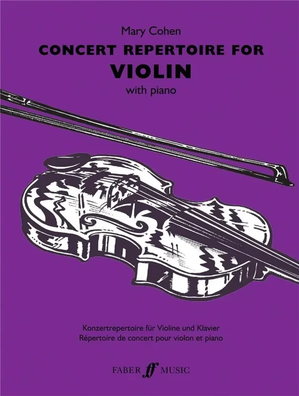 Concert Repertoire for violin Violine mit Begleitung
