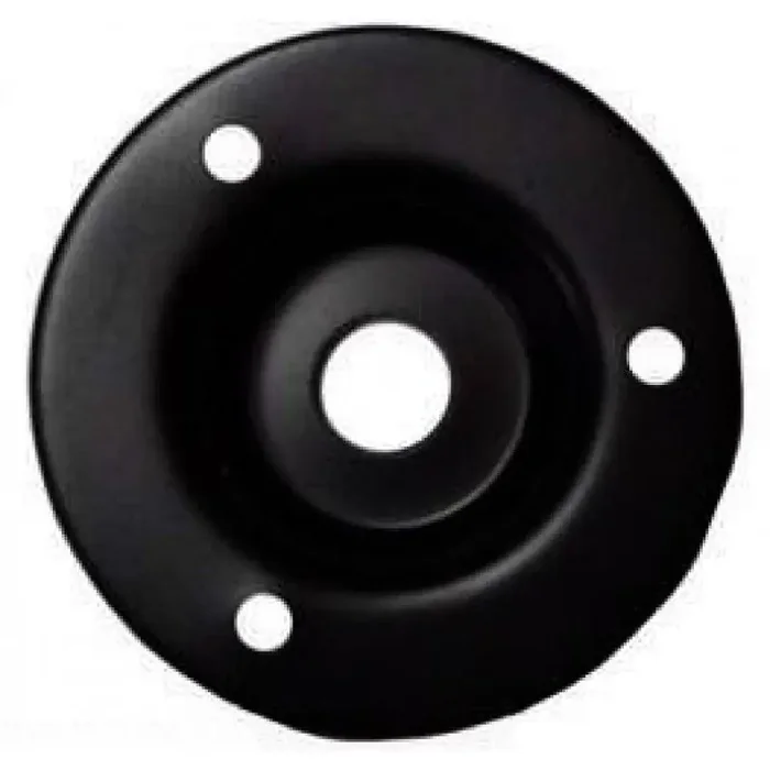 Connector Dish Round, black