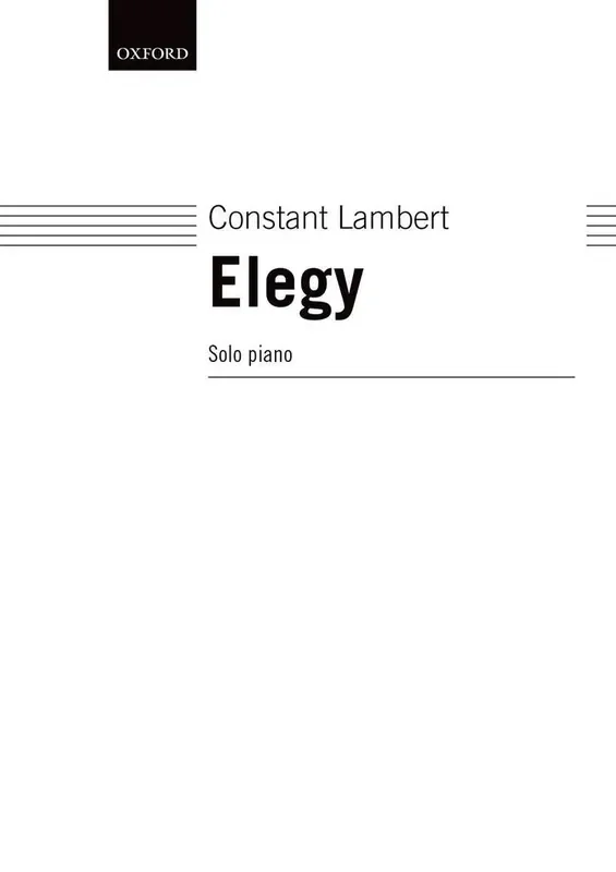 Constant Lambert Elegy Klavier Solo
