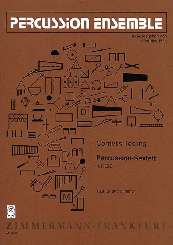 Cornelis Teeling Schlagzeug-Sextett II Pièce Percussion Ensemble