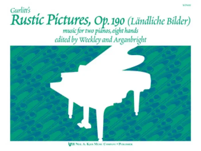 Cornelius Gurlitt Rustic Pictures Opus 190 Klavier Duett