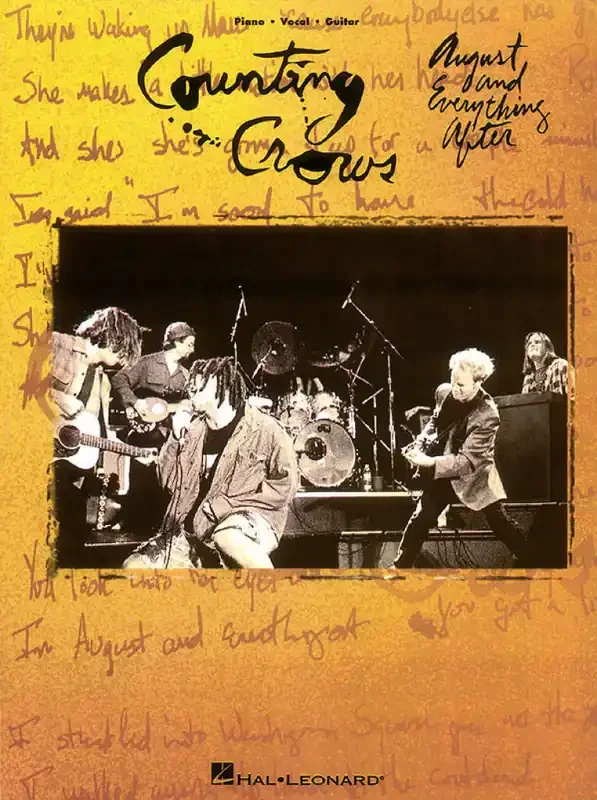 Counting Crows Counting Crows August And Everything After Klavier, Gesang, Gitarre (Songbooks)