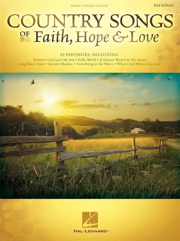 Country Songs of Faith, Hope & Love – 2nd Edition Klavier, Gesang, Gitarre (Songbooks)