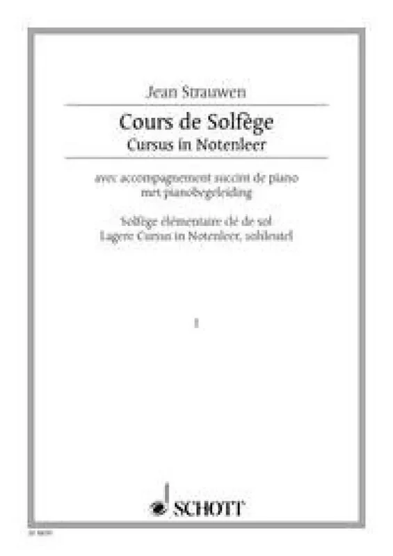 Cours de Solfège Vol. 1