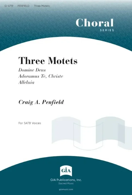 Craig Penfield Three Motets Gemischter Chor mit Klavier/Orgel