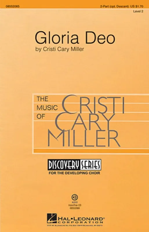 Cristi Cary Miller Gloria Deo Gemischter Chor mit Begleitung