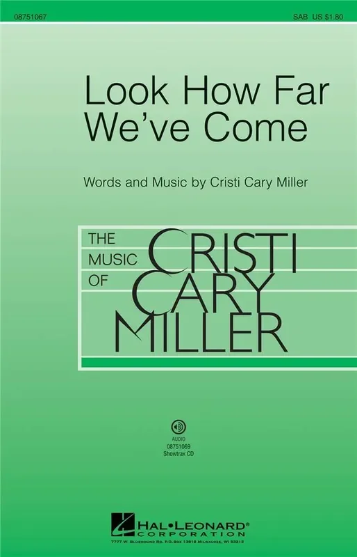 Cristi Cary Miller Look How Far We‘ve Come Gemischter Chor mit Begleitung