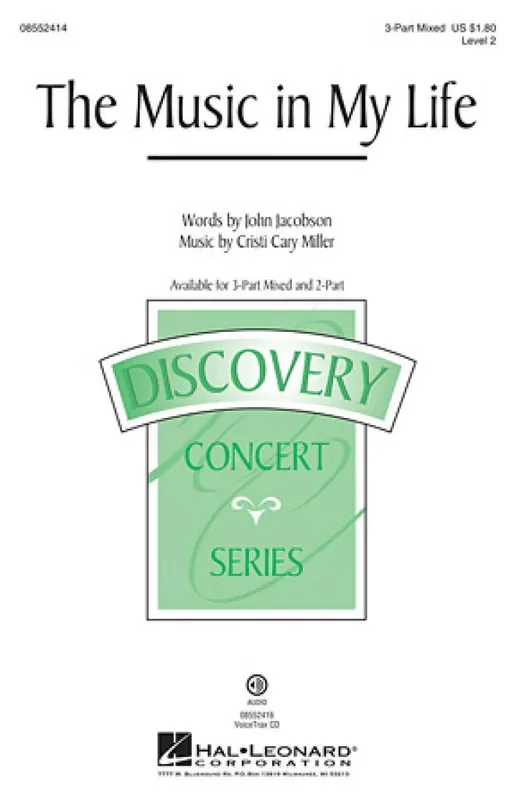 Cristi Cary Miller The Music in My Life Gemischter Chor mit Begleitung