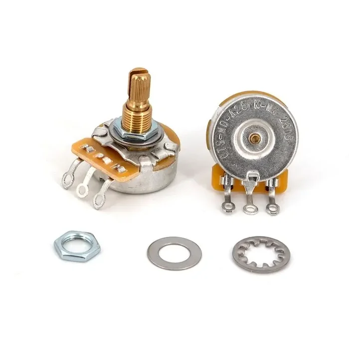 CTS 500K Vintage LIN Potentiometer, metric M8 thread, medium Shaft