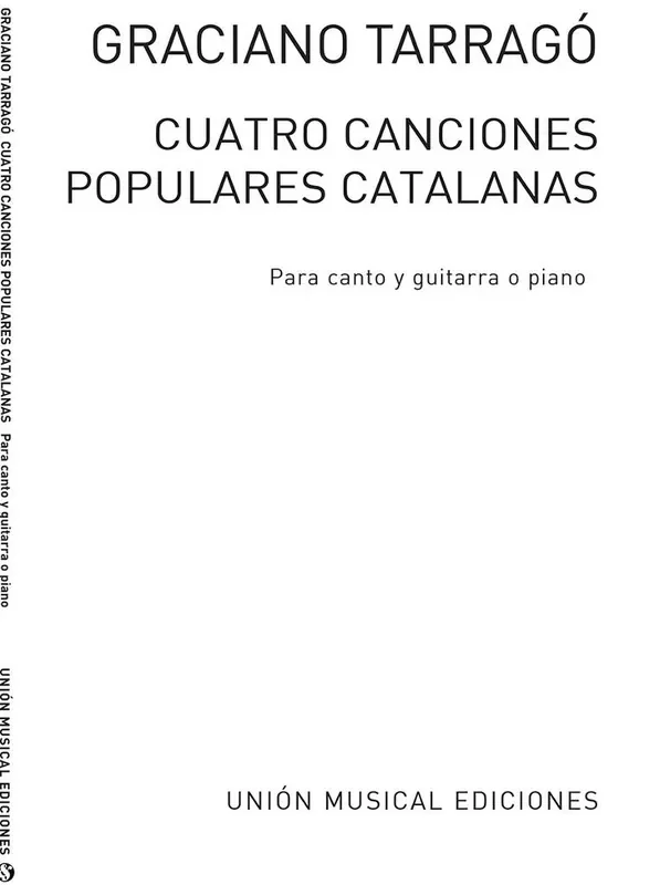 Cuatro Canciones Populares Catalanas Klavier, Gesang, Gitarre (Songbooks)