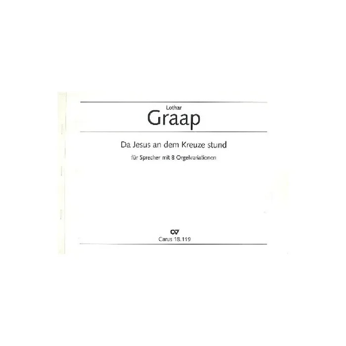 Da Jesus an dem Kreuze stund