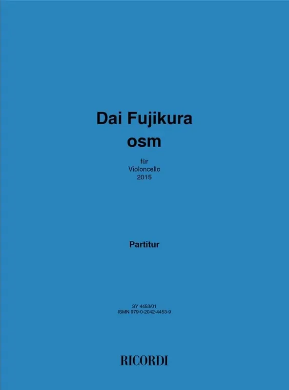 Dai Fujikura osm Cello Solo