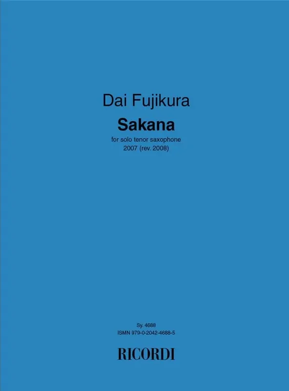 Dai Fujikura Sakana Tenorsaxophon