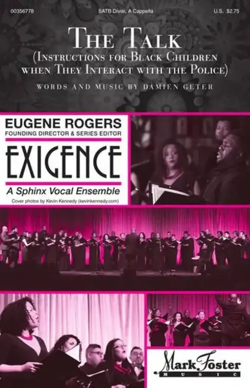 Damien Geter The Talk Gemischter Chor mit Begleitung