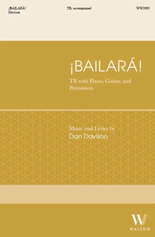 Dan Davison Bailará Männerchor mit Begleitung