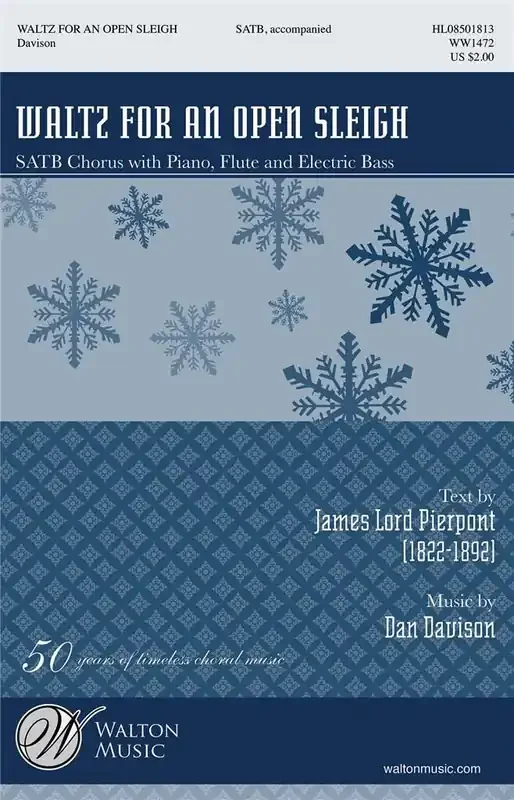 Dan Davison Waltz for an Open Sleigh Gemischter Chor mit Begleitung