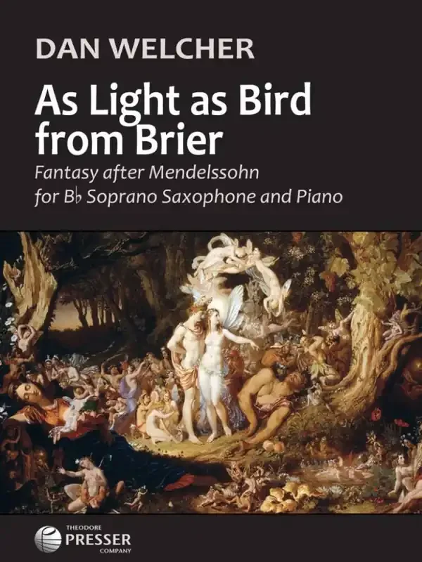 Dan Welcher As Light as Bird from Brier Sopransaxophon mit Begleitung