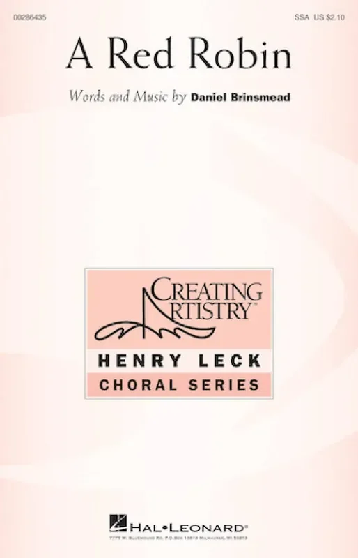 Daniel Brinsmead A Red Robin Frauenchor mit Begleitung