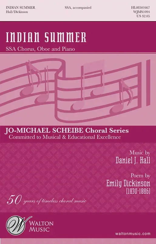 Daniel J. Hall Indian Summer Frauenchor mit Begleitung