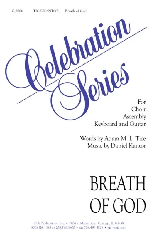 Daniel Kantor Breath of God Gemischter Chor mit Begleitung