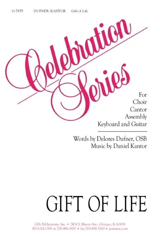 Daniel Kantor Gift of Life – Guitar part Gemischter Chor mit Begleitung