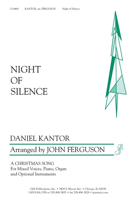 Daniel Kantor Night of Silence – Full Score (Arr. John Ferguson) Gemischter Chor mit Begleitung