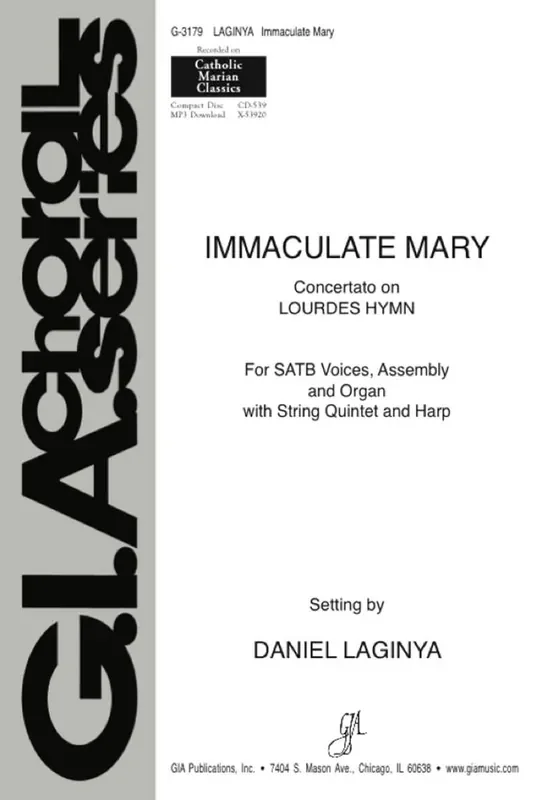 Daniel Laginya Immaculate Mary Gemischter Chor mit Begleitung
