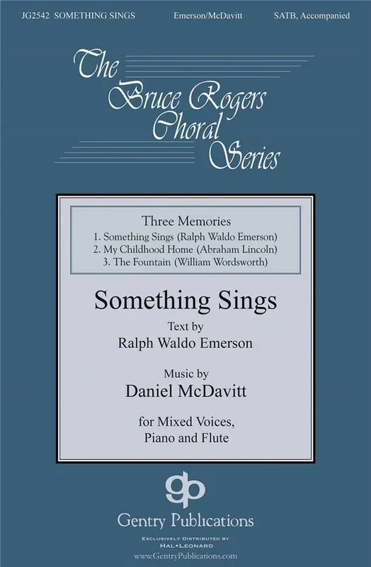 Daniel McDavitt My Childhood Home From Three Memories Gemischter Chor mit Begleitung