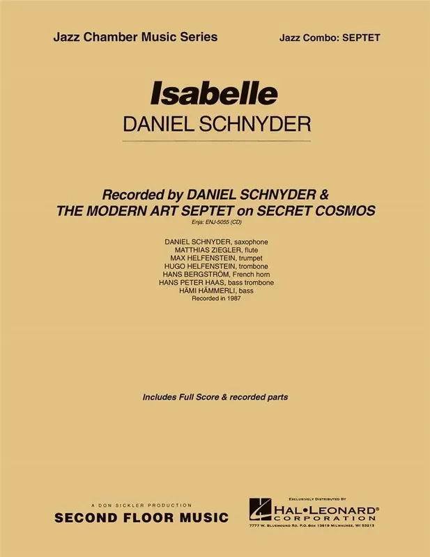 Daniel Schnyder Isabelle Jazz Ensemble