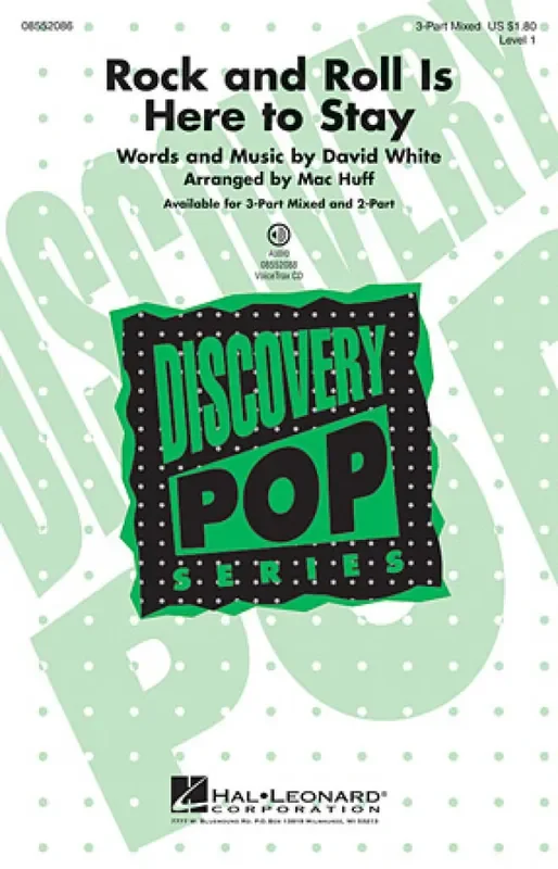 Danny and the Juniors Rock and Roll Is Here to Stay (Arr. Mac Huff) Frauenchor mit Begleitung