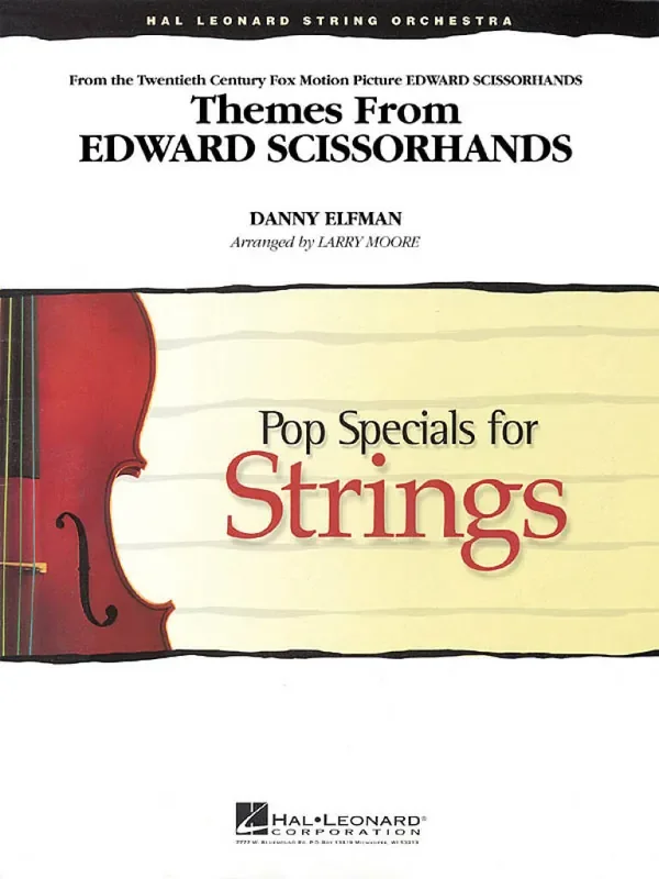 Danny Elfman Themes from Edward Scissorhands (Arr. Larry Moore) Streichensemble