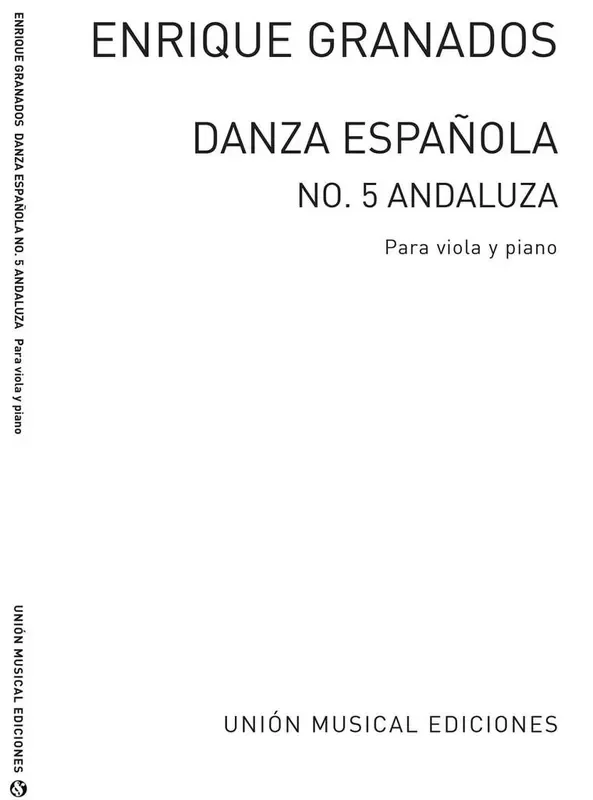 Danza Espanola No.5 Andaluza Viola mit Begleitung