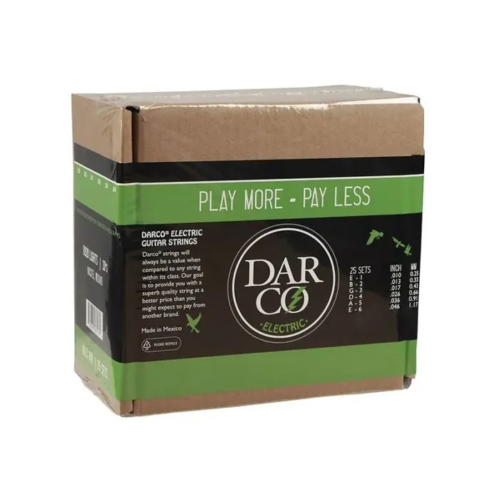 Darco BULK – 25 string sets electric, nickel wound, light, 010-013-017-026-036-046