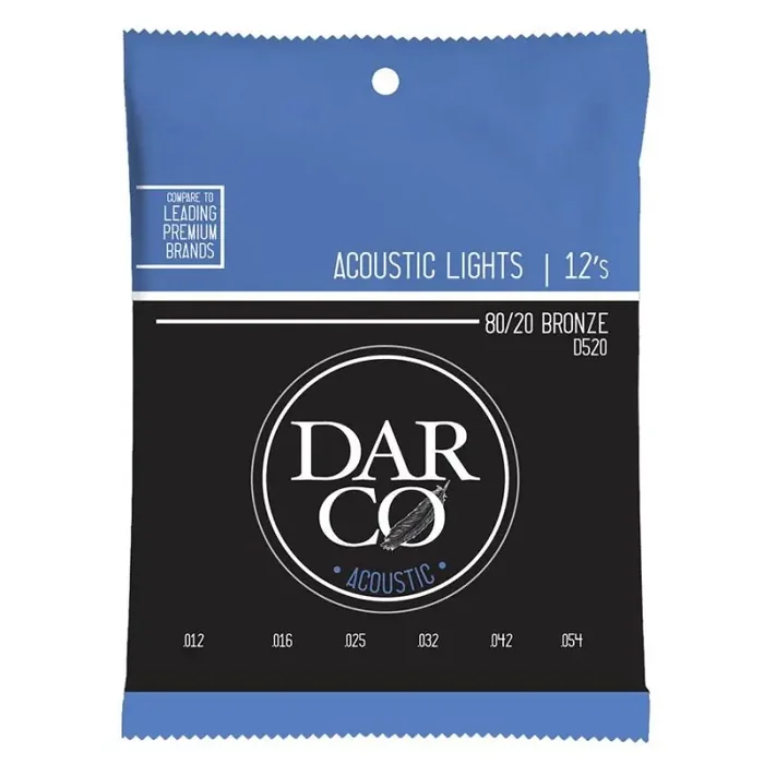 Darco string set acoustic 80/20 bronze, light