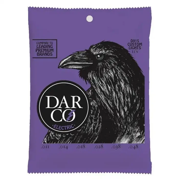 Darco string set electric, nickel wound, custom light, 011-014-018-028-038-048