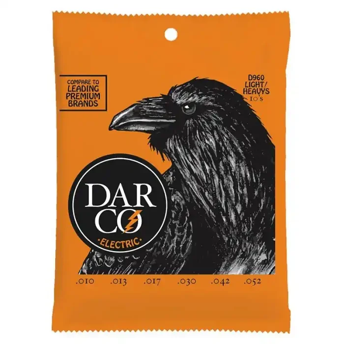 Darco string set electric, nickel wound, light/heavy, 010-013-017-030-042-052
