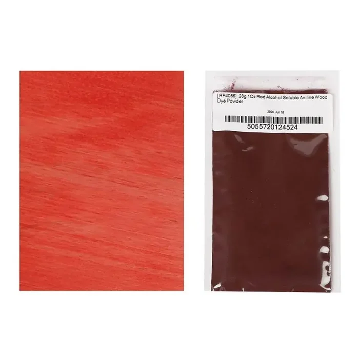 Dartfords Alcohol Soluble Aniline Dye Red – 28gr (enough for approx 2L of dye)