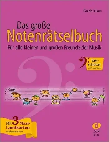 Das große Notenrätselbuch – Bassschlüssel