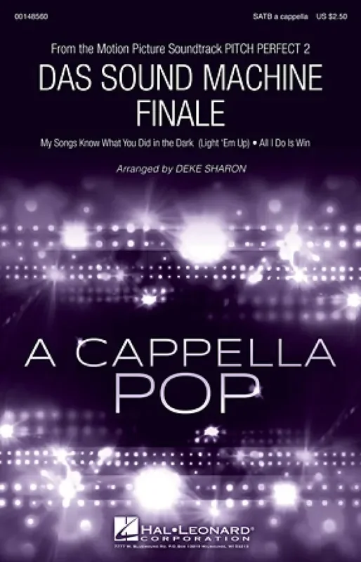 Das Sound Machine Finale (Arr. Deke Sharon) Gemischter Chor A cappella