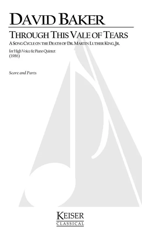 David Baker Through This Vale of Tears Gesang mit sonstiger Begleitung