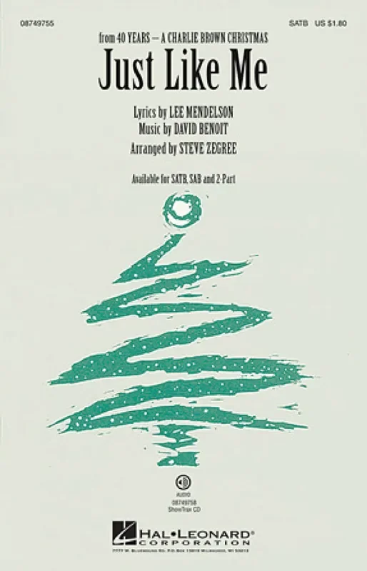 David Benoit Just Like Me (Arr. Steve Zegree) Frauenchor mit Begleitung