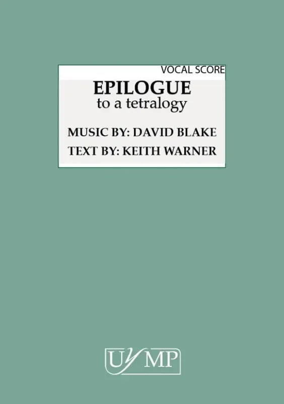 David Blake Epilogue Gemischter Chor mit Ensemble