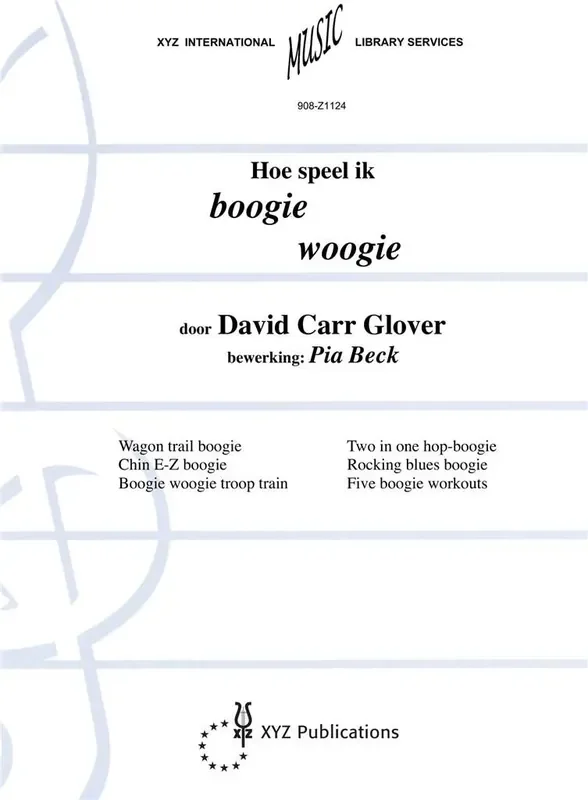 David Carr Glover Hoe Speel Ik Boogie Woogie Vol. 1 Klavier Solo