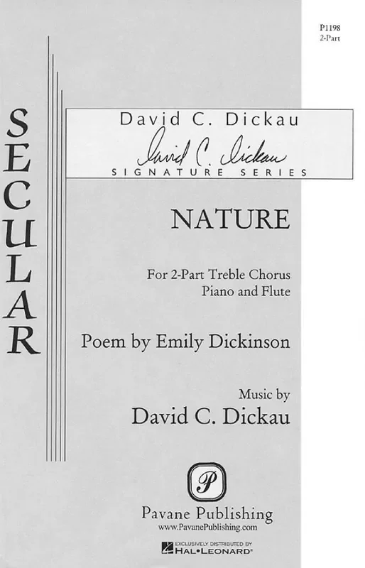 David Dickau Nature, The Gentlest Mother Frauenchor mit Begleitung