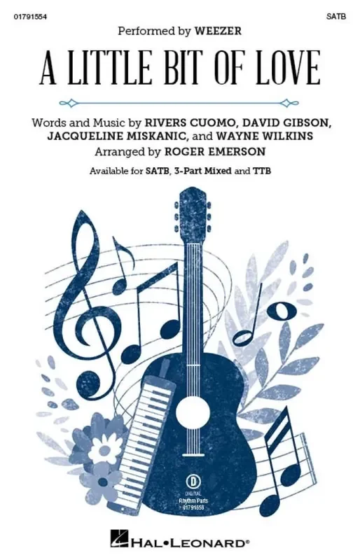 David Gibson A Little Bit Of Love (Arr. Roger Emerson) Gemischter Chor mit Begleitung