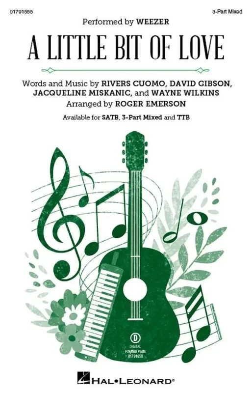 David Gibson A Little Bit Of Love (Arr. Roger Emerson) Gemischter Chor mit Begleitung