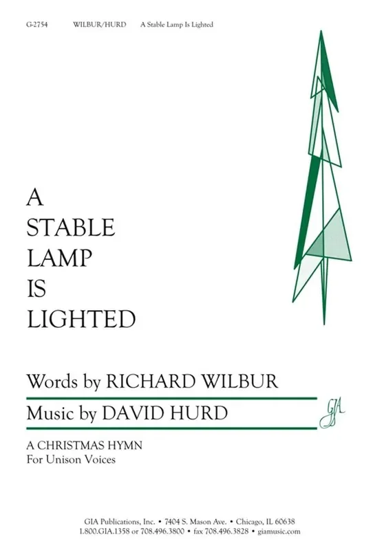 David Hurd A Stable Lamp Is Lighted Gemischter Chor mit Begleitung