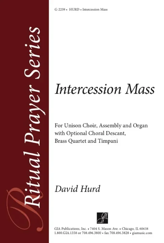 David Hurd Intercession Mass Gemischter Chor mit Begleitung