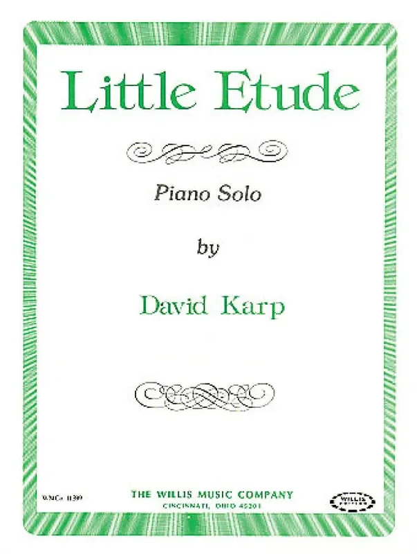 David Karp Little Etude Klavier Solo